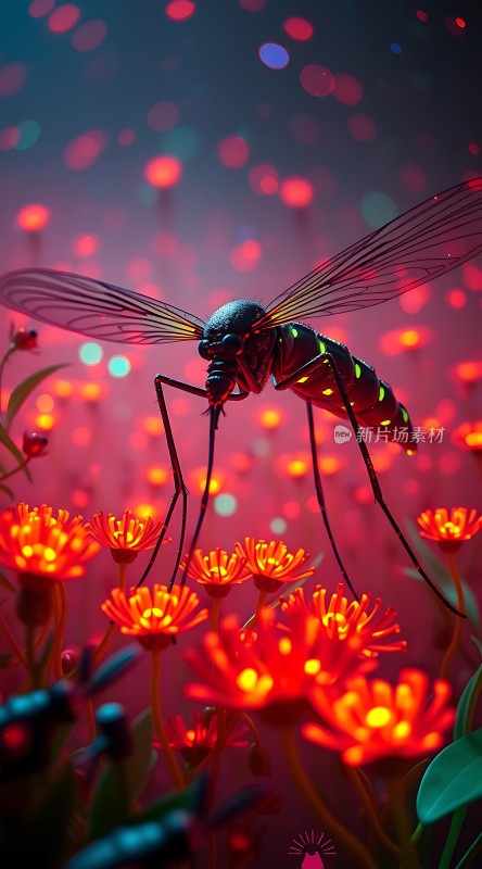 萤火虫与蚊子共舞