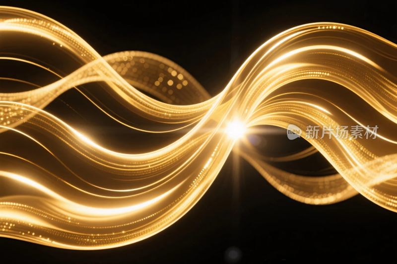 金色光线动态光效
