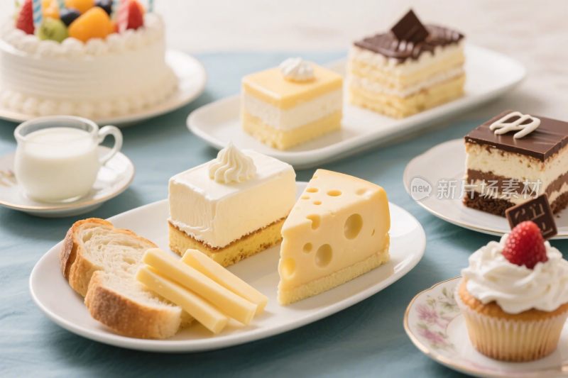 多种甜点展示图