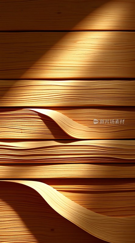 阳光下的木纹纹理