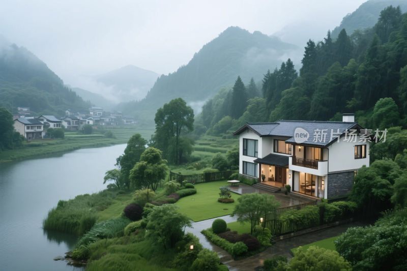 山水间现代住宅风光