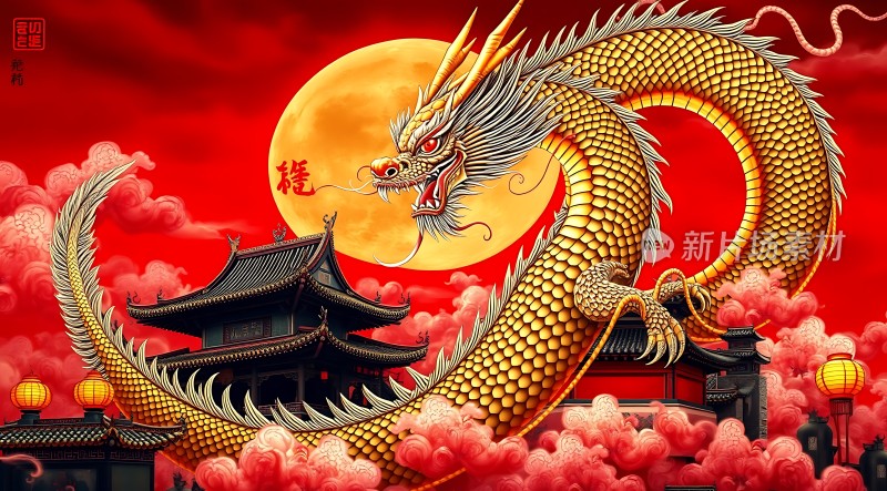 龙腾云海古韵华章