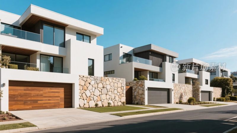 现代住宅建筑群