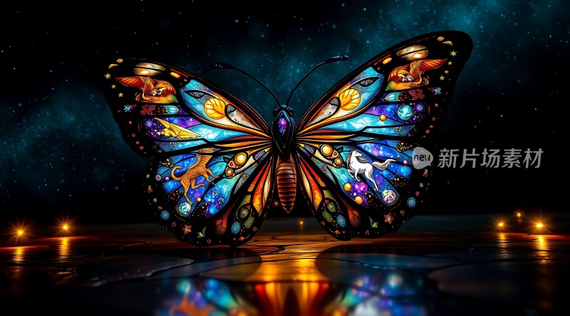 蝴蝶翅膀上的奇幻世界