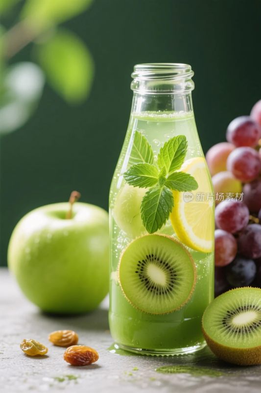 清新果蔬饮品图