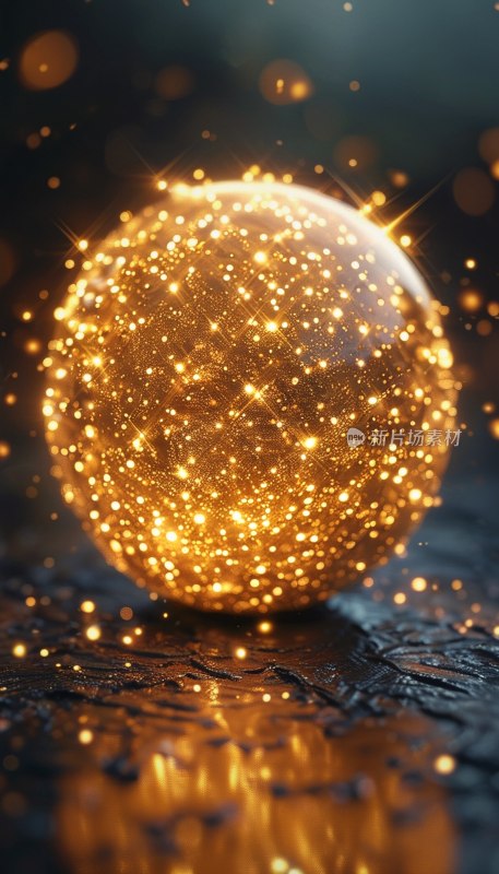 金色光球闪耀