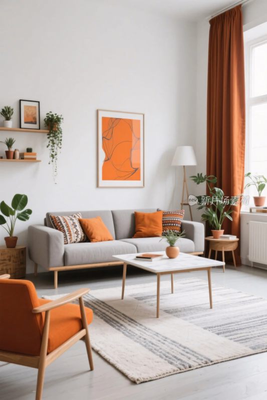 现代简约客厅布置