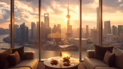 未来上海城市中心 东方明珠 未来上海城市中心 东方明珠