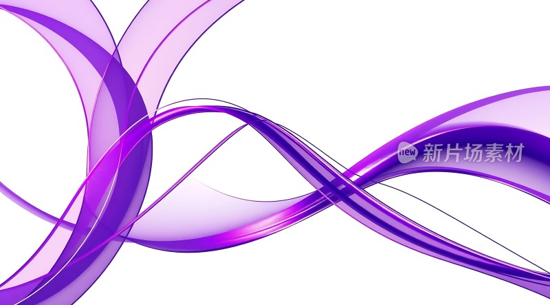 紫色流光幻彩交织
