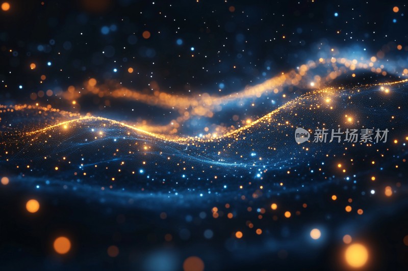 梦幻星空光效背景图