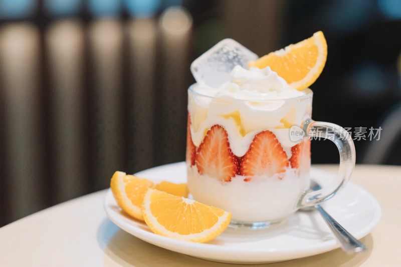 水果饮品特写图