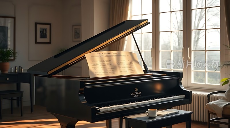 阳光下的钢琴时光