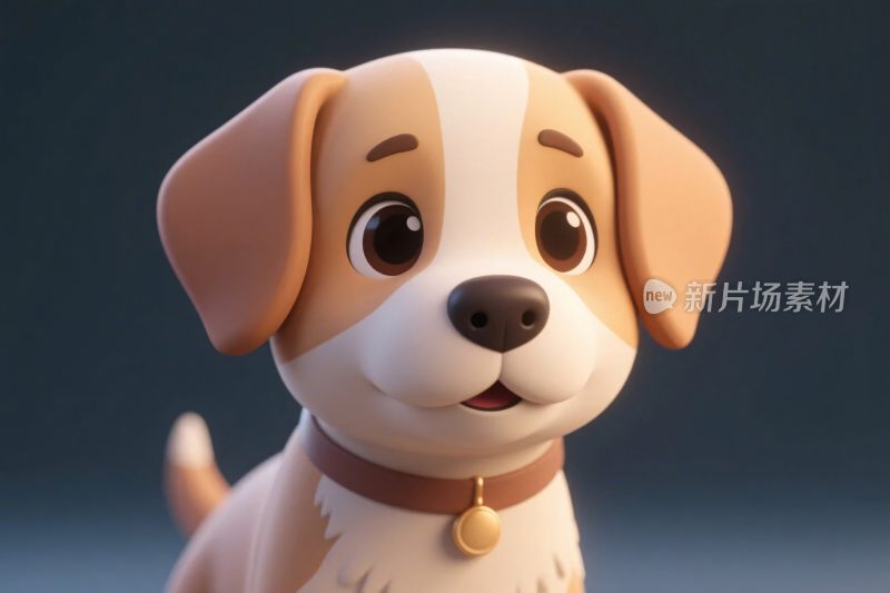 卡通萌宠小狗插画