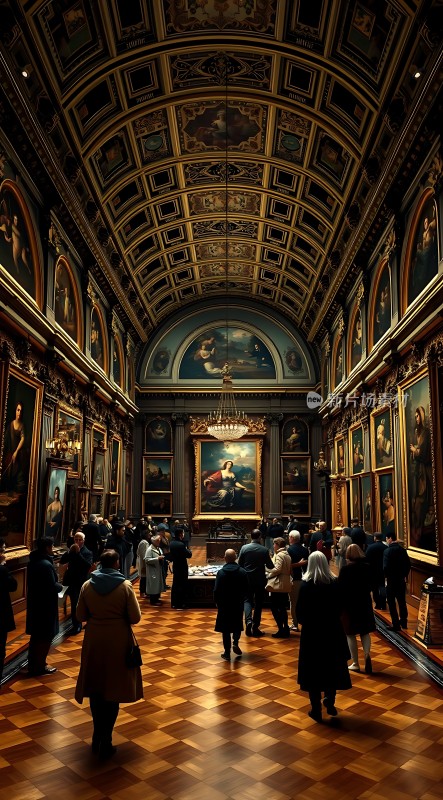 艺术殿堂经典画作与华丽建筑共赏