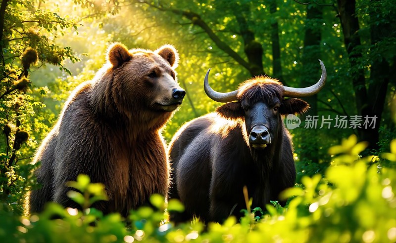 森林里的和谐共处