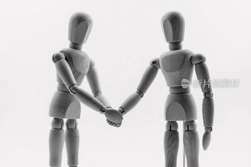 木偶握手互动场景