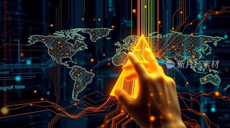 科技之手掌控未来世界