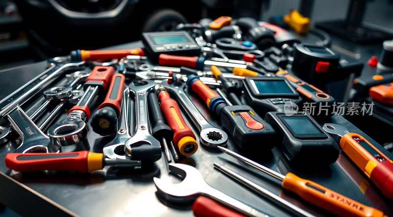 工具箱里的秘密红色手柄的工具世界
