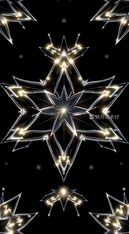 璀璨星芒闪耀夜空