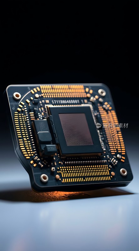 芯片核心部件科技感十足