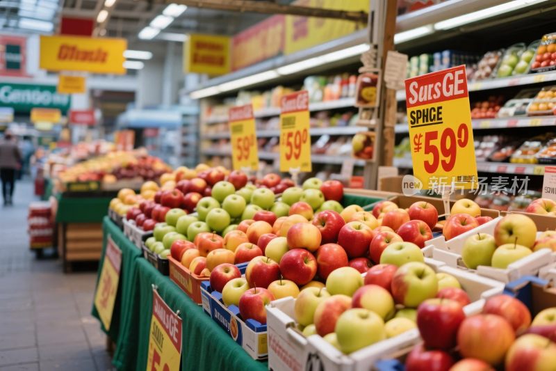 超市水果售卖场景