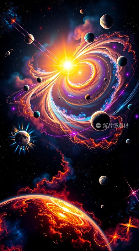 宇宙奇观星云、行星与恒星