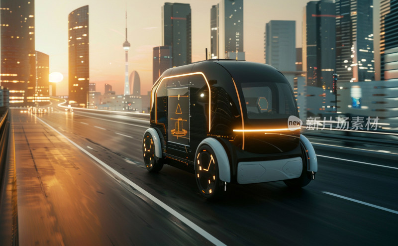 智能无人驾驶电动汽车道路交通