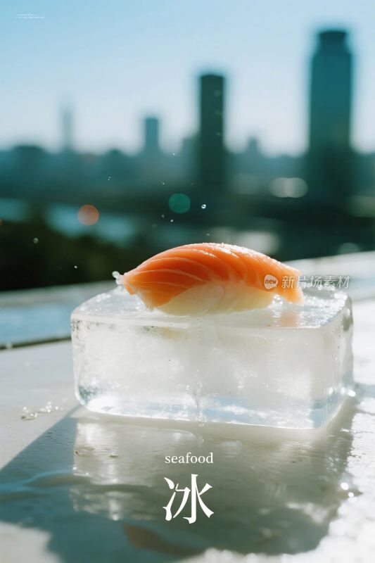 寿司冰块城市美食