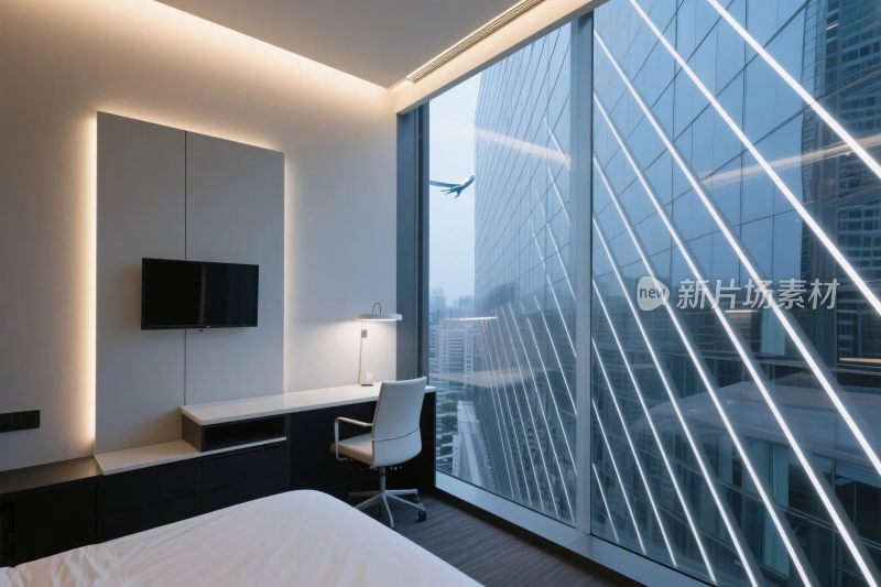 现代简约酒店客房