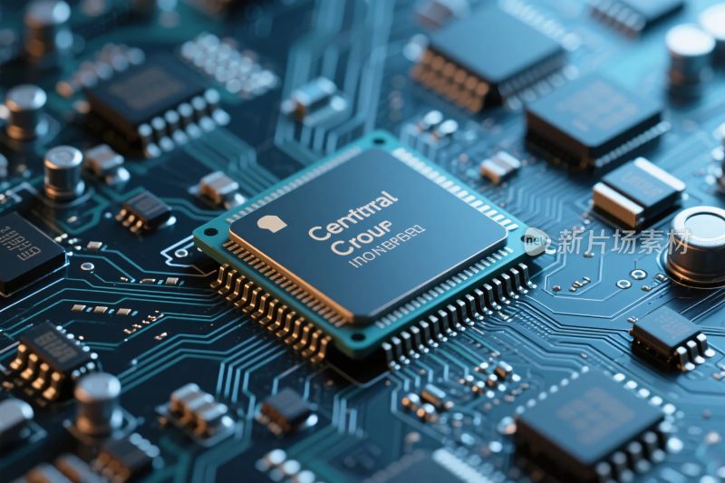 电子电路板特写