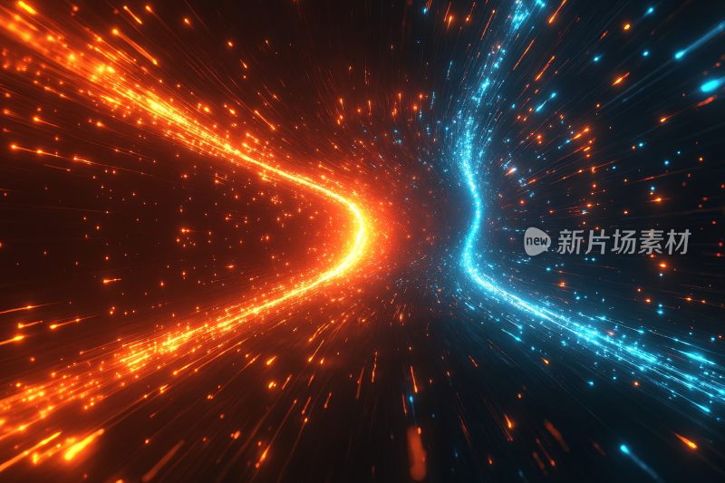 炫彩光效科技感光影画面