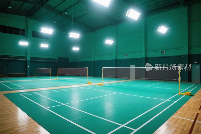 室内羽毛球场地