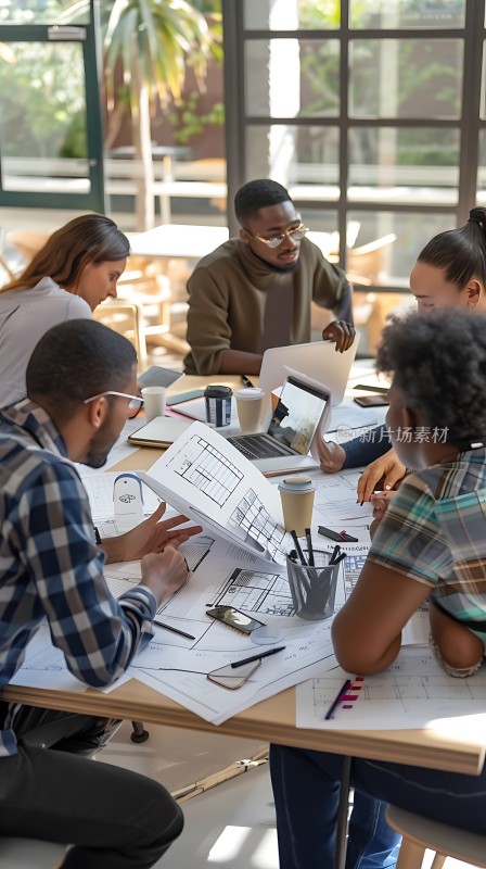 团队协作头脑风暴会议