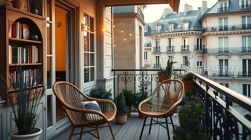 温馨阳台休闲时光