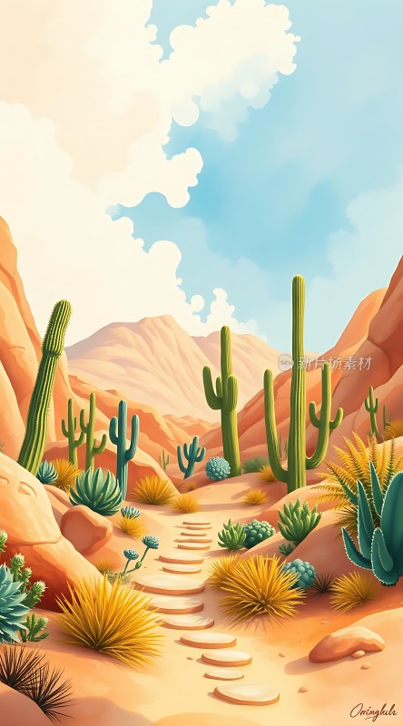 沙漠绿洲探险之旅