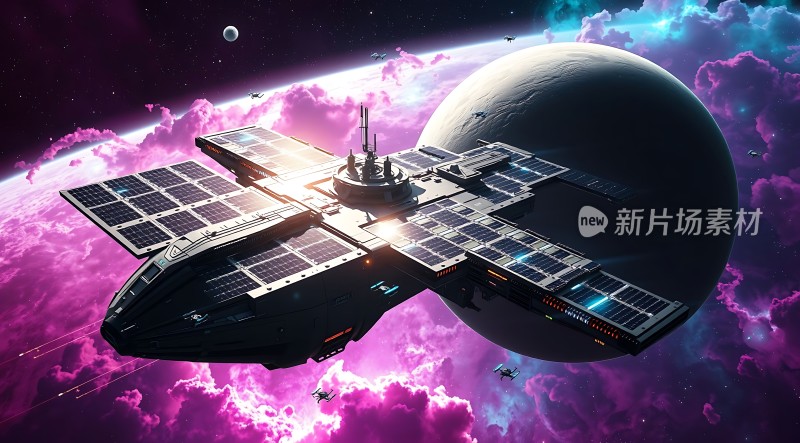 星际飞船探索未知宇宙