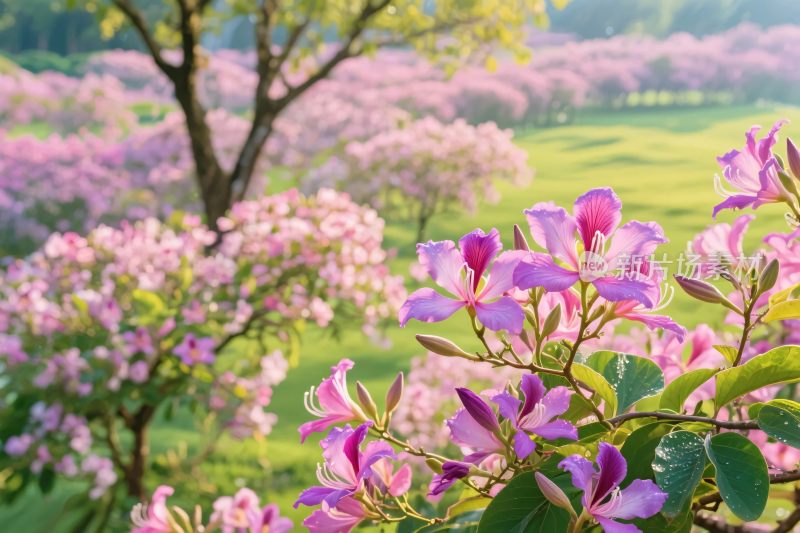 春日花海自然风景