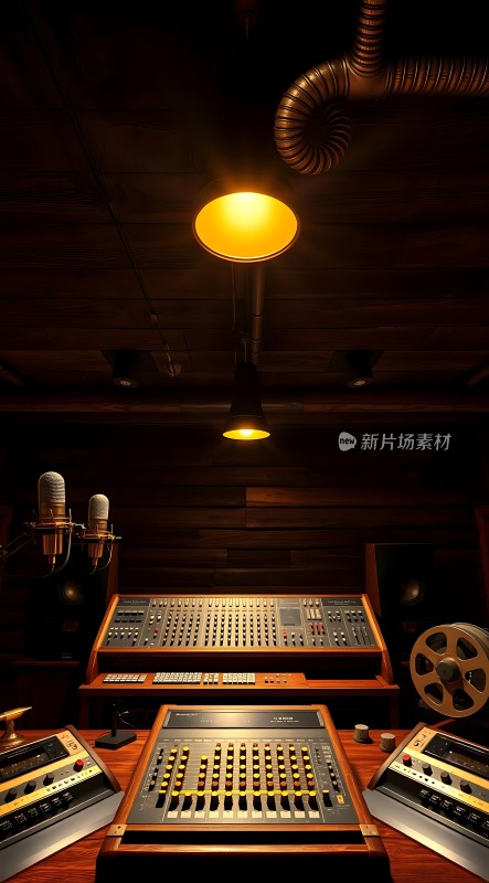 复古录音棚专业设备展示