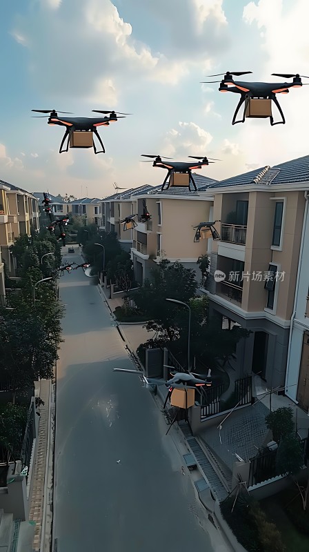 无人机配送服务覆盖社区生活