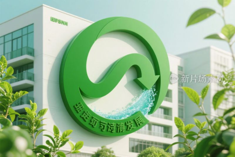 绿色循环环保标识设计