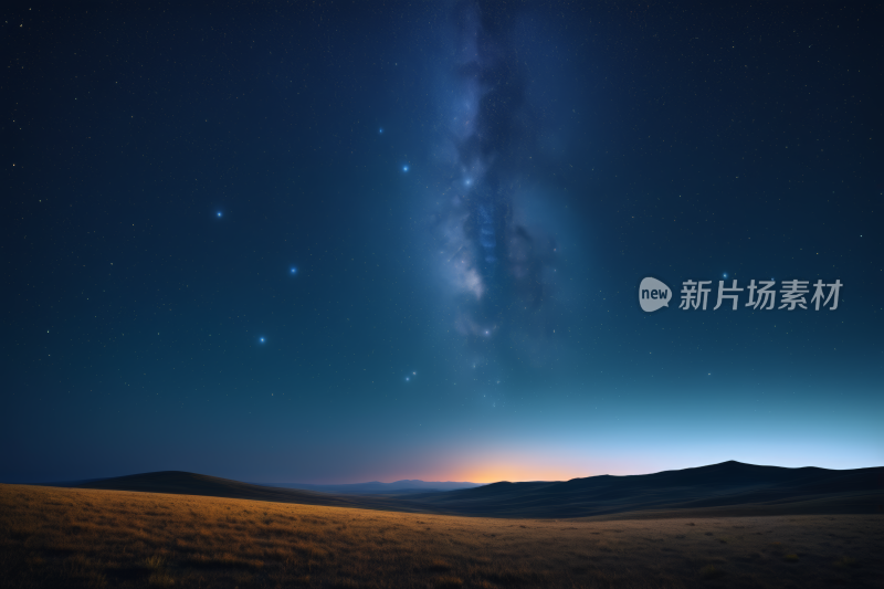 明亮星星的星空高清背景图片