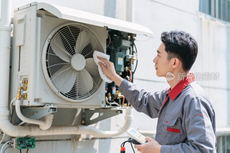 空调设备维修场景