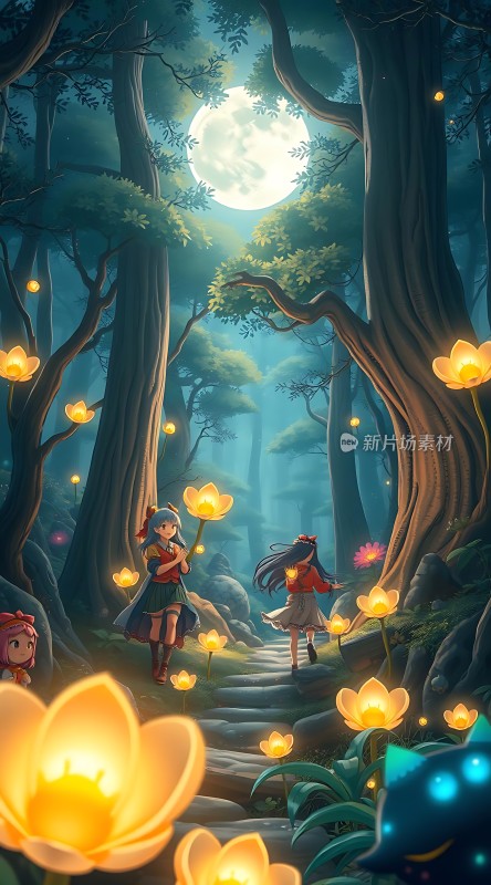 萤光森林夜游奇遇记
