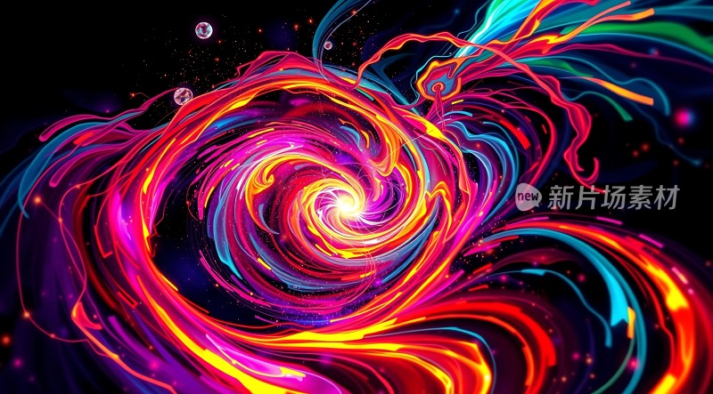 彩色漩涡宇宙之眼