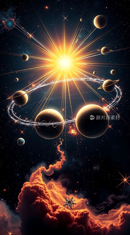 太阳系行星环绕太阳