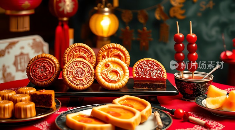 中秋佳节月饼飘香传统美食盛宴