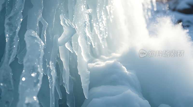 冰封世界晶莹剔透