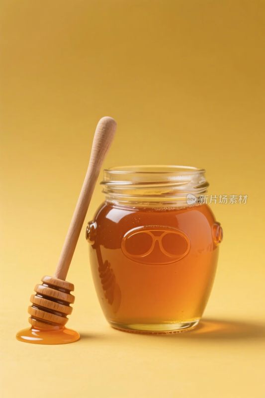 蜂蜜罐与木勺