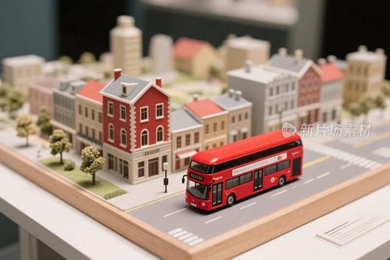 微型城市模型场景