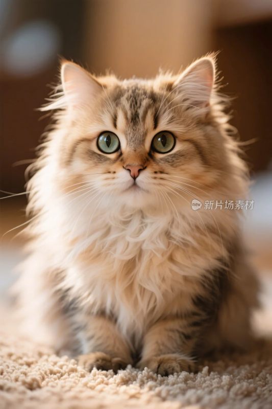 可爱长毛宠物猫